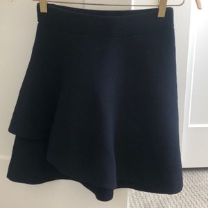 Zara skirt for winter navy